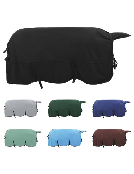 Coperta per Cavalli Nero Poliestere