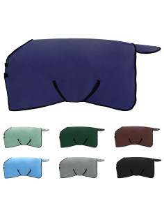 Coperta per Cavalli Blu navy Poliestere 2