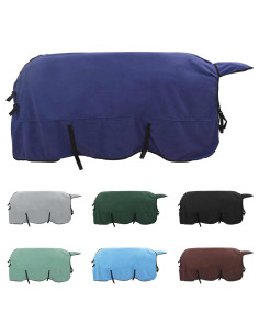 Coperta per Cavalli Blu navy 125 cm Poliestere 2