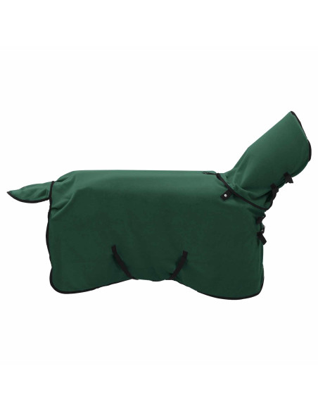 Coperta per Cavalli Verde scuro completo Poliestere