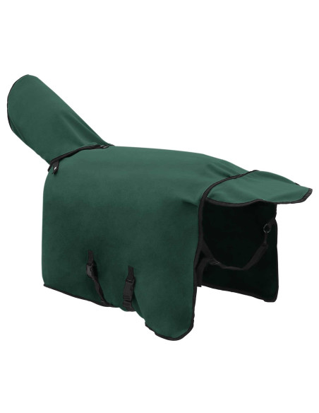 Coperta per Cavalli Verde scuro completo Poliestere