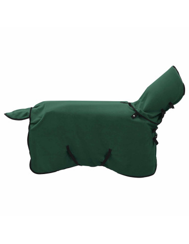 Coperta per Cavalli Verde scuro completo Poliestere