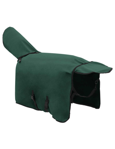 Coperta per Cavalli Verde scuro completo Poliestere