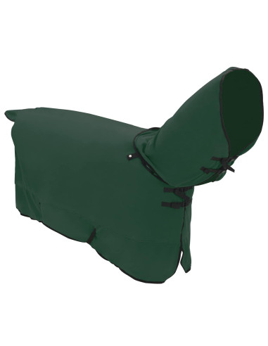 Coperta per Cavalli Verde scuro completo Poliestere