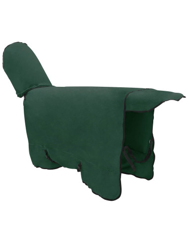 Coperta per Cavalli Verde scuro completo Poliestere