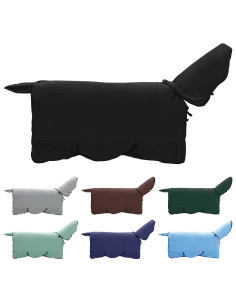 Coperta per Cavalli Nero Poliestere 2