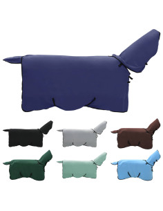 Coperta per Cavalli Blu navy Poliestere 2