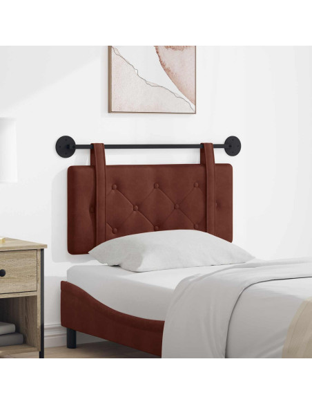 Testata appesa Marrone Lucido 90 cm PU Antico