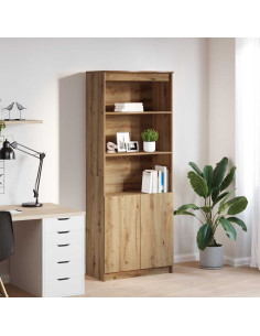 Credenza Rovere Artigianale 70x35x180 cm in Legno Multistrato