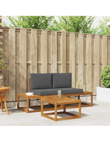 Set di divani con cuscino 3 pcs Naturale