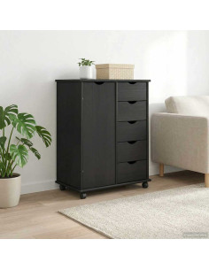 Mobile con Ruote con ruota Grigio 63,5 x 39 x 79 cm