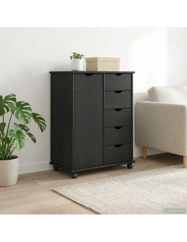 Mobile con Ruote con ruota Grigio 63,5 x 39 x 79 cm