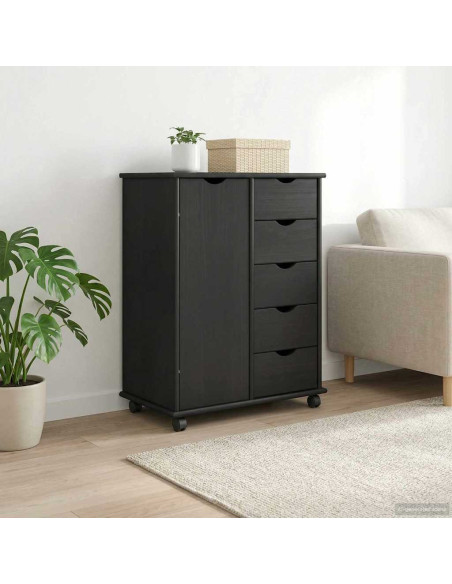 Mobile con Ruote con ruota Grigio 63,5 x 39 x 79 cm