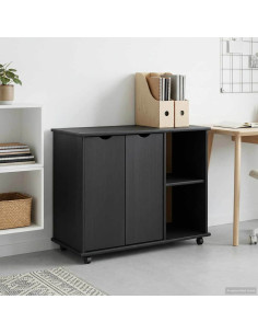 Mobile con Ruote con ruota Grigio 100 x 39 x 65,5 cm