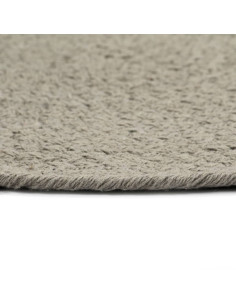 Tovagliette 4 pz Grigio Neutro 38cm Rotonde in Cotone 2