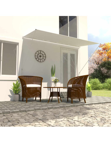 Tenda da Sole Retrattile 350x150 cm Crema