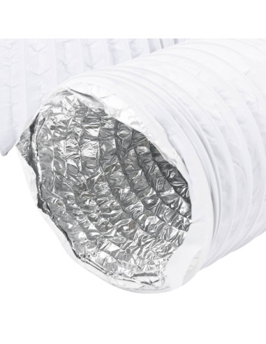 Condotto di Ventilazione in Alluminio e PVC 6 m Ø12,5 cm