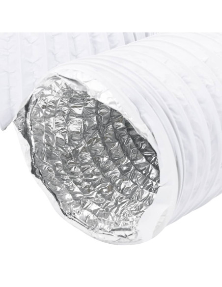 Condotto di Ventilazione in Alluminio e PVC 6 m Ø12,5 cm