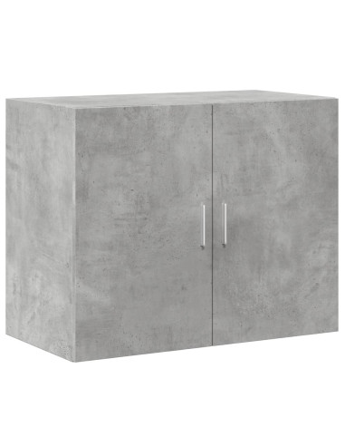 Credenza Grigio Cemento 80x42,5x249 cm in Legno Multistrato