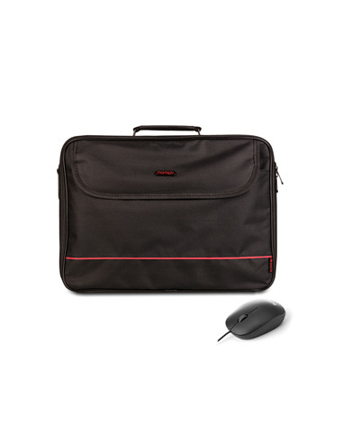 NGS BORSA ORGANIZER NOTEBOOK FINO 16" + MOUSE OTTICO NERO