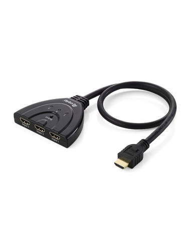 Equip 332703 switch per keyboard-video-mouse (kvm) Nero