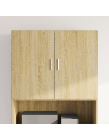 Mobile a Parete Rovere Sonoma 80x42,5x64 cm Legno Multistrato