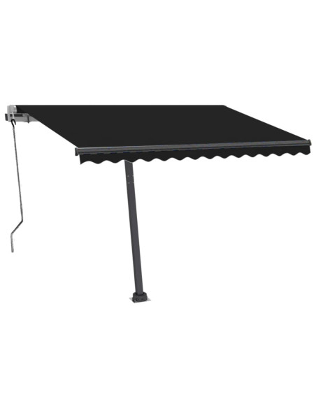 Tenda Automatica con Sensore Vento e LED 300x250 cm Antracite