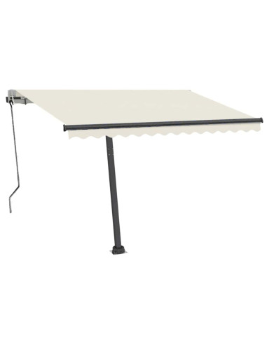 Tenda Automatica con Sensore Vento e LED 300x250 cm Crema