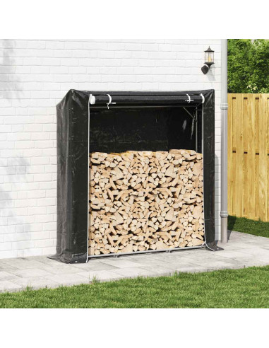 Rastrelliera per Legna con Copertura Antipioggia 200x40x200 cm