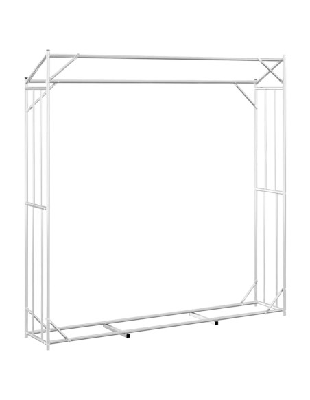 Rastrelliera per Legna con Copertura Antipioggia 200x40x200 cm