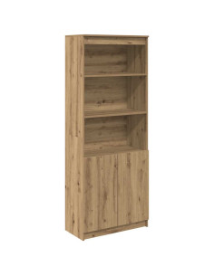 Credenza Rovere Artigianale 70x35x180 cm in Legno Multistrato 2