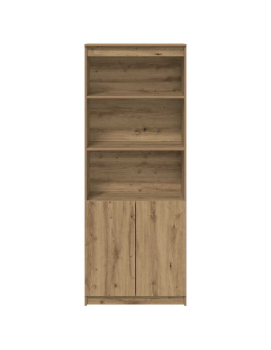 Credenza Rovere Artigianale 70x35x180 cm in Legno Multistrato