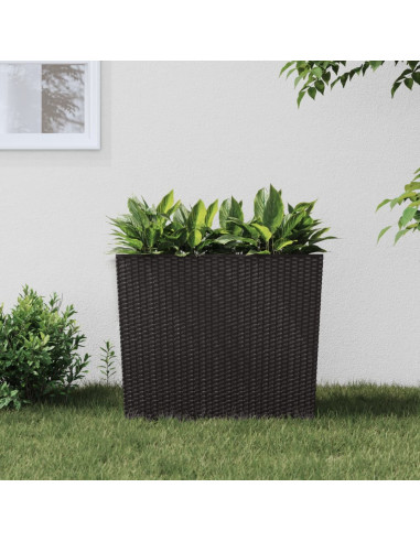 Fioriera con Interno Rimovibile Marrone 12 / 44 L PP Rattan