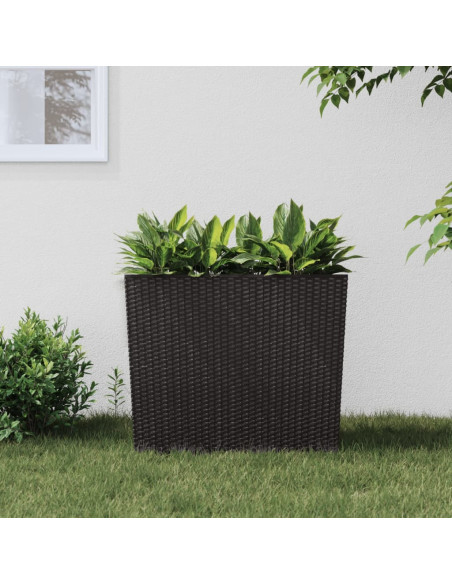 Fioriera con Interno Rimovibile Marrone 12 / 44 L PP Rattan