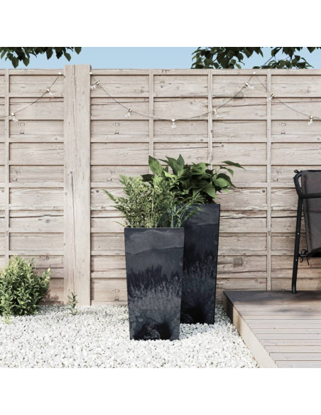 Fioriera con Interno Rimovibile Antracite 11/26,5 L PP Cemento