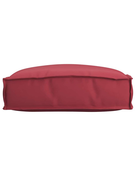 Cuscino Rosso Vino 50 x 50 x 12 cm Tessuto Oxford