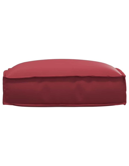 Cuscino Rosso Vino 50 x 50 x 12 cm Tessuto Oxford