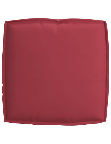 Cuscino Rosso Vino 50 x 50 x 12 cm Tessuto Oxford