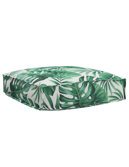 Cuscino Foglia Motivo Foglia 60 x 60 x 12 cm Tessuto Oxford