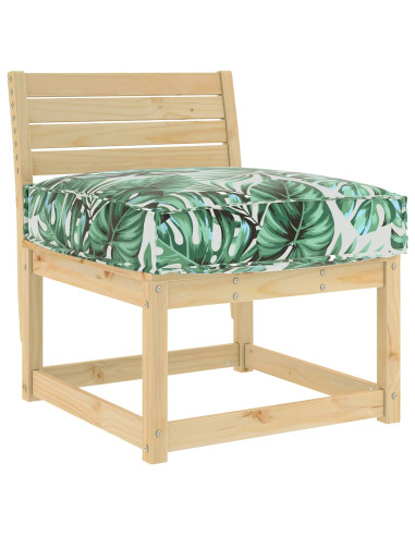 Cuscino Foglia Motivo Foglia 60 x 60 x 12 cm Tessuto Oxford