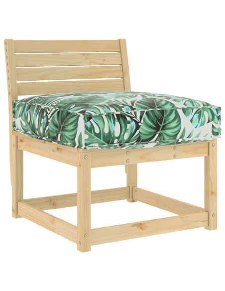 Cuscino Foglia Motivo Foglia 60 x 60 x 12 cm Tessuto Oxford