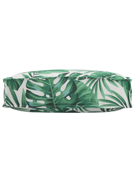 Cuscino Foglia Motivo Foglia 60 x 60 x 12 cm Tessuto Oxford