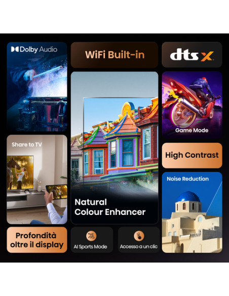 Hisense Smart TV 40" Full HD 40A4Q