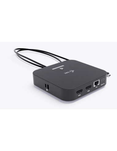 i-tec USB-C Dual HDMI Docking Station with Power Delivery 100 W
