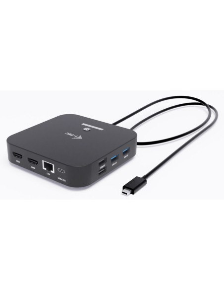 i-tec USB-C Dual HDMI Docking Station with Power Delivery 100 W