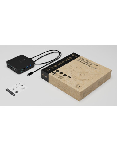 i-tec USB-C DP Dual HDMI Docking Station with Power Delivery 100 W