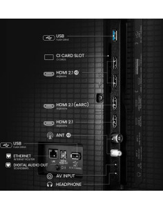 Hisense U7Q 55U79Q TV 139,7 cm (55") 4K Ultra HD Smart TV Wi-Fi Nero 2