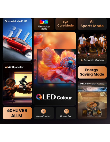 Hisense 50E79Q TV 127 cm (50") 4K Ultra HD Smart TV Wi-Fi Nero