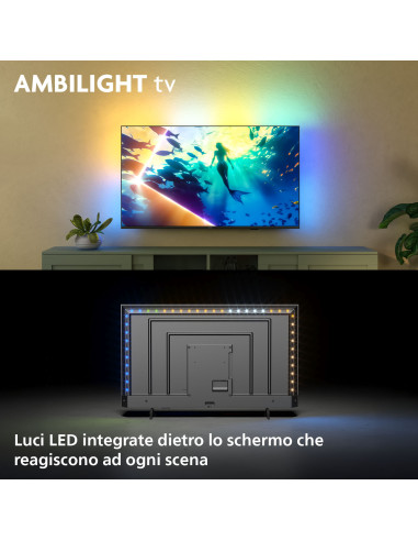 Philips Ambilight TV 65PUS8010 4K UHD LED 164cm 65" Smart TV Dolby Atmos Titan OS