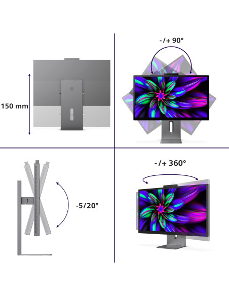 Philips Brilliance 27E3U7903/00 Monitor PC 68,6 cm (27") 5120 x 2880 Pixel 5K Ultra HD LCD Grigio